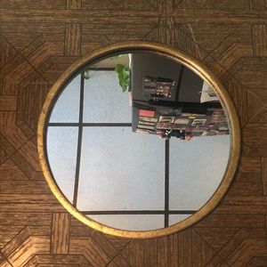 Antique Gold (Colored) 11.5 Inch Round Mirror